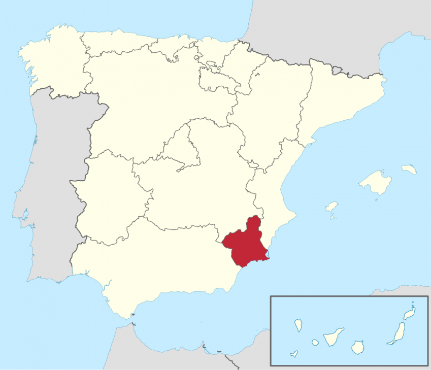 mapa murcia