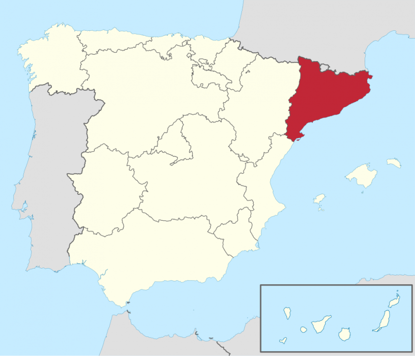 mapa cataluna