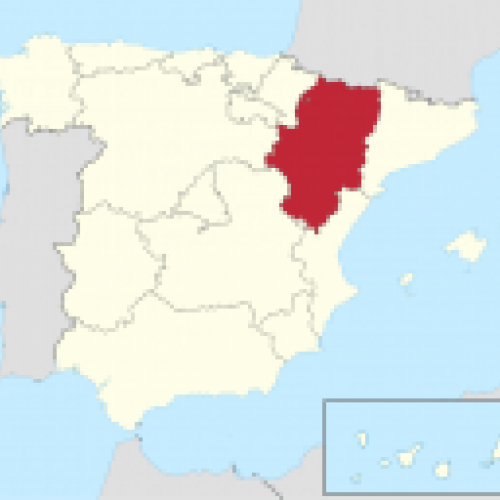 mapa aragon