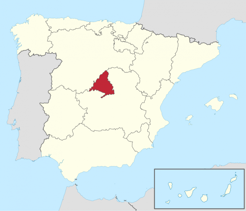 mapa madrid