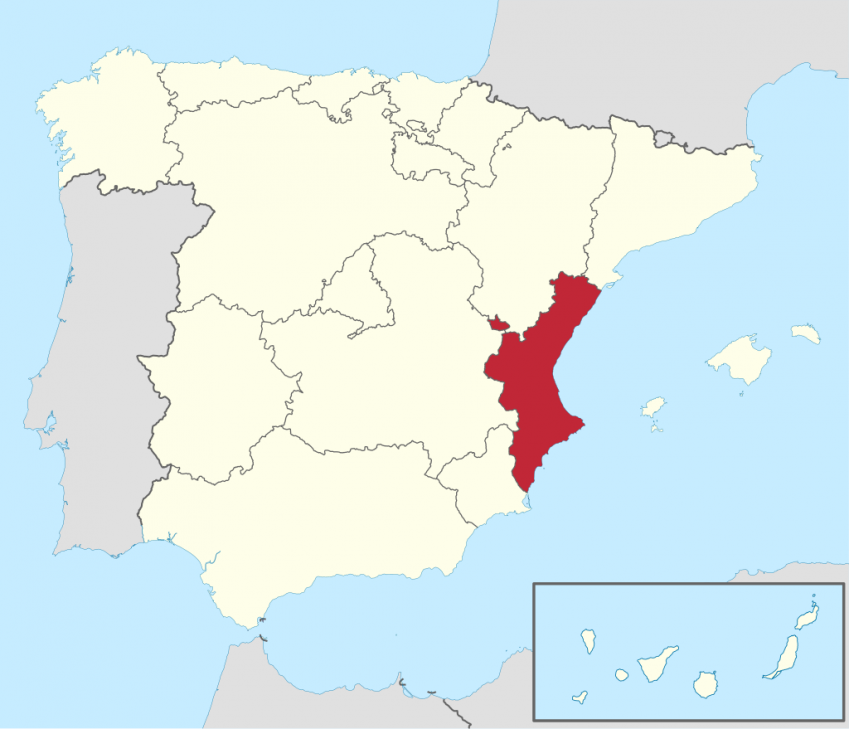 mapa com valenciana